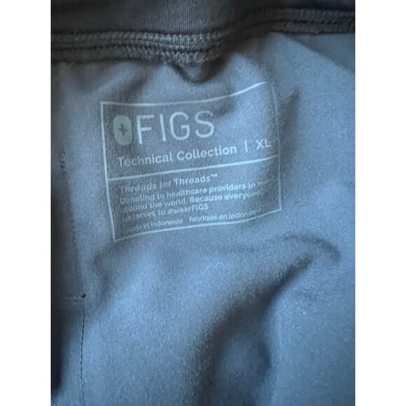 FIGS Zamora Gray Jogger Scrub Medical Workwear Pants Size XL - Picture 10 of 12